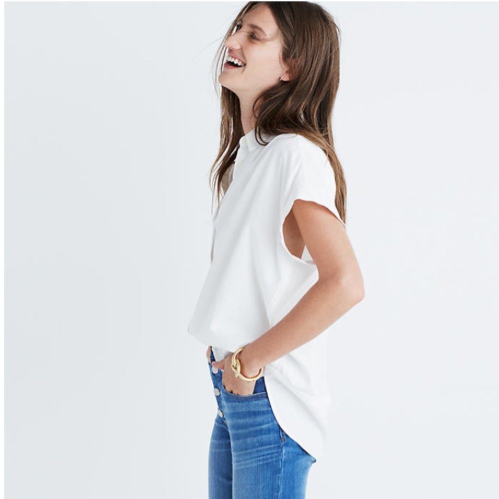 Madewell Central Shirt in Pure White